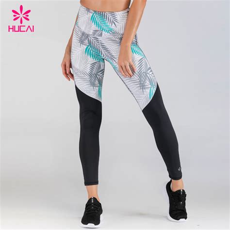 Private Label Workout Clothes Custom Design Sublimation Printed Yoga