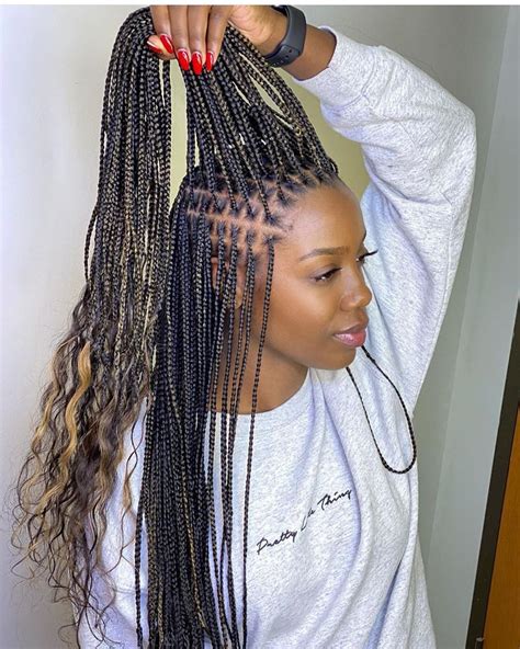 42 Amazing Knotless Braids Styles For The Year Beautywaymag