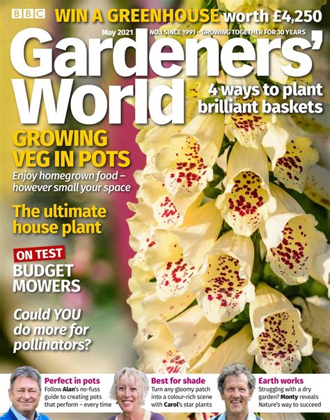 Bbc Gardeners World Magazine May 2021 Subscriptions Pocketmags