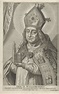 Portret van Willibrord, de eerste bisschop van Utrecht, Adriaen ...