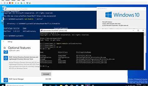 Updating ActiveDirectory module in Windows 10 – Max Trinidad – The