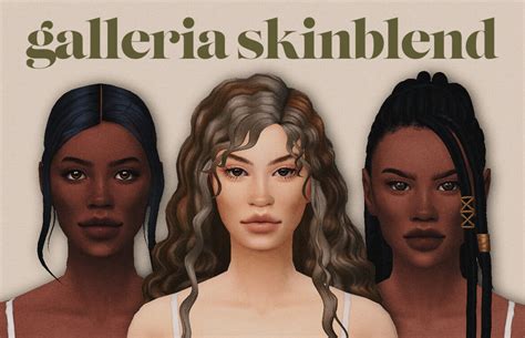 Sims 4 Galleria Skinblend Skin Details The Sims Game