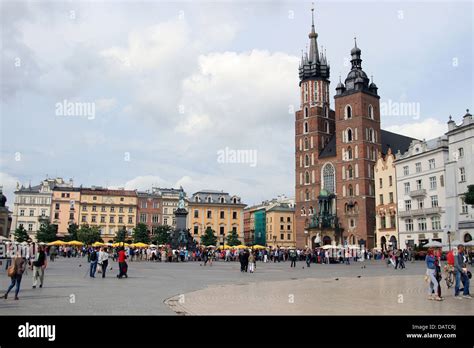 The Main Square Polish Rynek Główny W Krakowie Is The Main Market