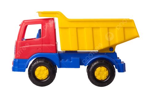 Toy Truck Isolated Freight Lorry Tipper Wheels Png Transparent Image