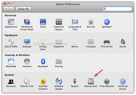 Change Mac Startup Disk To Boot Into Mac Os X After Installing Windows