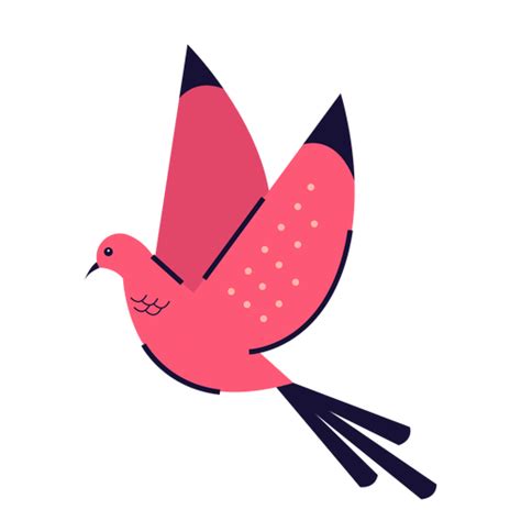 Diseños PNG de paloma rosa para camisetas Merch