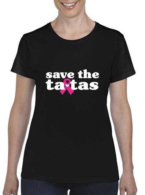 iwpf womens save the tatas cancer awareness short sleeve t shirt