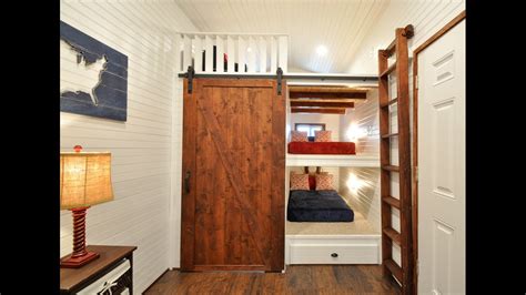 32 Tiny House Has Built In Bunk Beds For The Kiddos Youtube