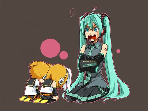 Youre In Big Trouble Vocaloid Hatsune Miku Anime Mad Trouble