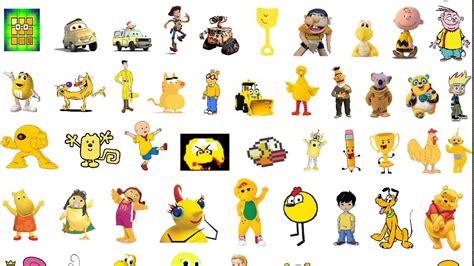 Yellow Characters Names