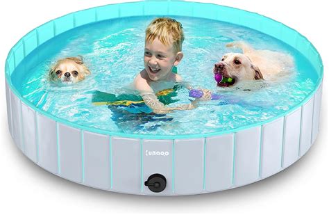 Buy Lunaoo Foldable Dog Pool Portable Kiddie Pool For Kids Pvc