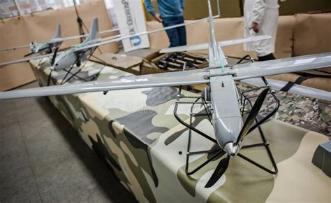 Demonstration Of The First Ukrainian Production Drones Editorial Photo