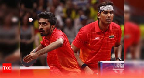 Asian Table Tennis Championships Sharath Kamal Sathiyan Storm Into Men