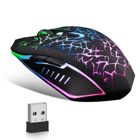 Wireless Gaming Mouse Tsv Rechargeable Usb Mouse With 6 Buttons 7