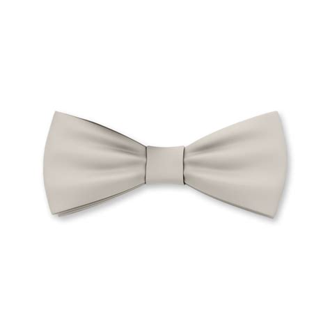 Silver Bow Tie In Majestic Fabric Ties The Knot