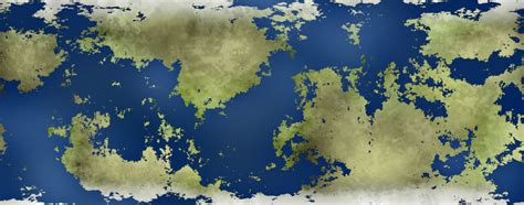 Fictional World Map Blank
