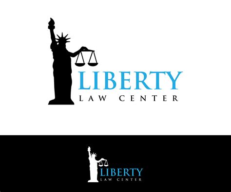 Professional Masculine Legal Logo Design For Liberty Law Center By