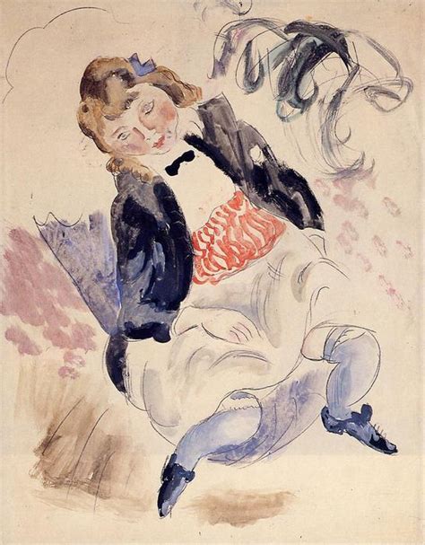 Kunstreproduktionen Seated Young Girl 1914 Von Julius Mordecai Pincas