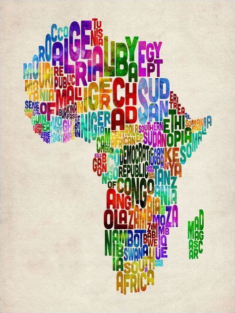 Mapas para conocer África de otra manera (I) por Lola Hierro | Africa art, Africa map, Map ...
