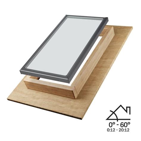 Velux Curb Mount Glass Skylights The Home Depot