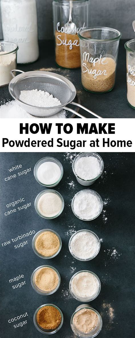 How To Make Powdered Sugar Homemade Powdered Sugar Artofit