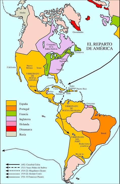 Atlas Histórico América Y Los Primeros Imperios Coloniales