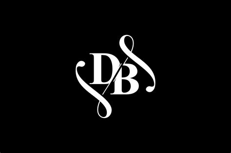 Db Monogram Logo Design V6 Graphic By Greenlines Studios · Creative Fabrica