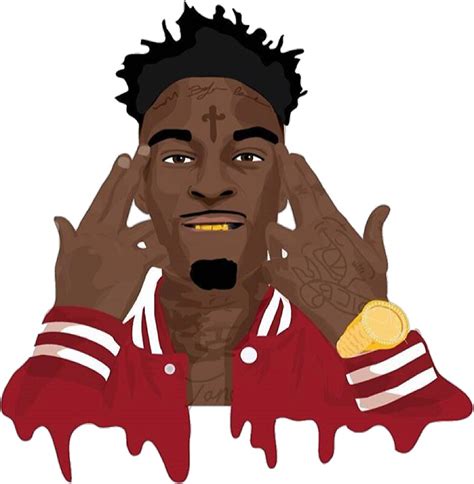 21 Savage Cartoon Wallpaper