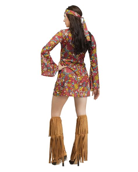Peace And Love Hippie Dress For Carnival Horror
