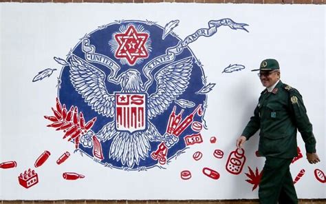 Iran Unveils New Anti Us Murals At Former Embassy Pakistan Defence