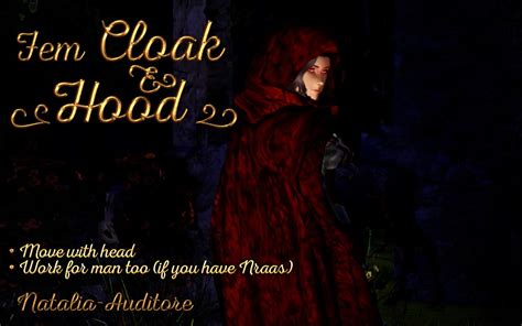 The Sims 3 Medieval Finds Cloak Hood Female