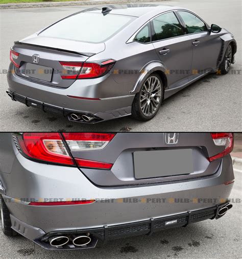 For 18 2020 Honda Accord Sport Touring Akasaka Quad Tip Muffler Exhaust