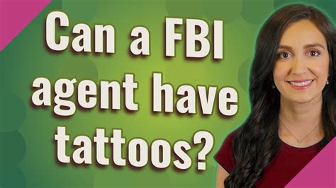 Can A Fbi Agent Have Tattoos Youtube