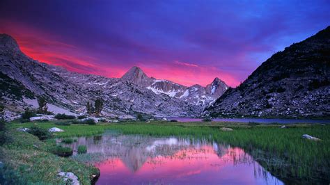 Mountain Lake Sunset Wallpapers Top Free Mountain Lake Sunset