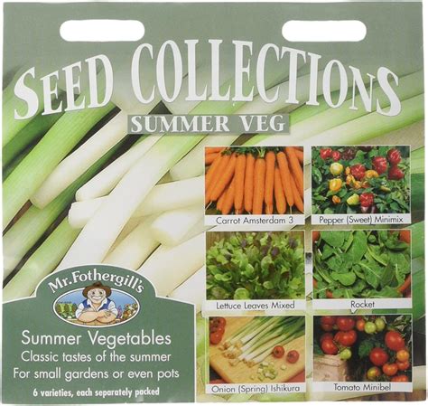 Mr Fothergills Seeds Seed Collections Summer Vegetables Vegetable Plants Patio