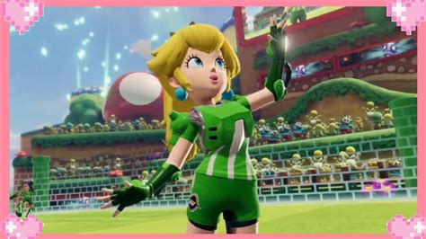 💗 Mario Strikers Battle League Peach Winning Animation 💗 Youtube