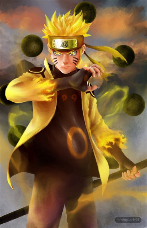 32 Wallpaper Naruto Bijuu Sage Mode Pengembara Konoha