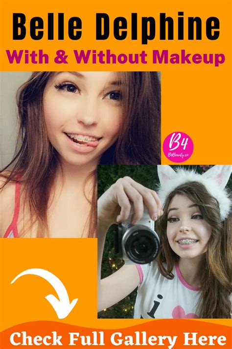 Belle Delphine With And Without Makeup Comparison Photo Photo Makeup