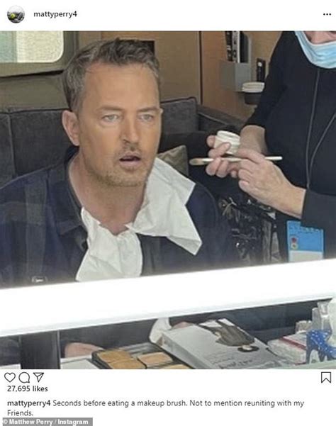 Now, for only the second time since the finale aired in 2004, the six actors reunited for two days to film friends: Matthew Perry unveils the FIRST behind-the-scenes photo ...
