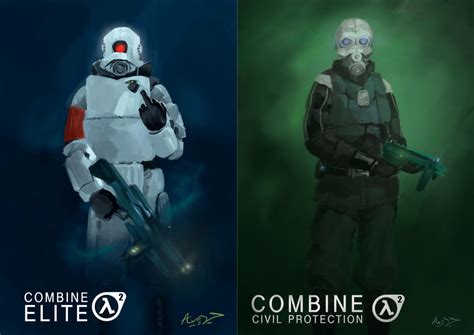Half Life 2 Combine Concept Art By Axelrecio On Deviantart