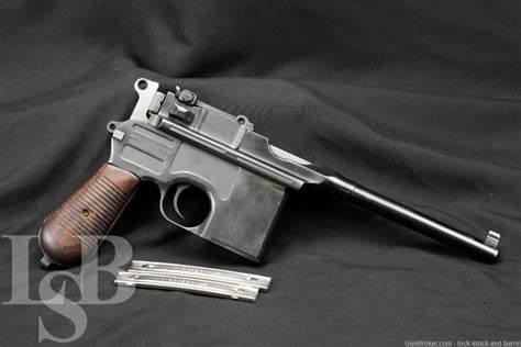 Fed Ord Refurbished Mauser C96 Broomhandle M30 9mm Semi Auto Pistol C