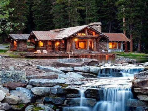 Log Cabin At Yellowstone Club Big Sky Montana Usa Log Homes Dream