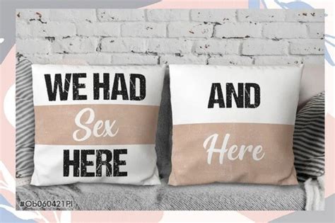 We Had Sex Here Naughty Couple Pillow Decorative Pillow Etsy