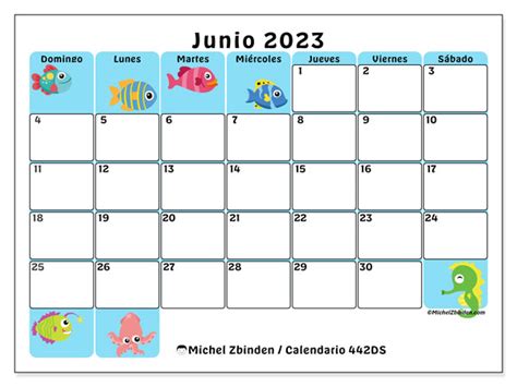 Calendario Junio De 2023 Para Imprimir “442ds” Michel Zbinden Cl