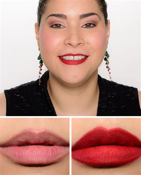 Nars Mysterious Red Velvet Matte Lip Pencil Review Swatches