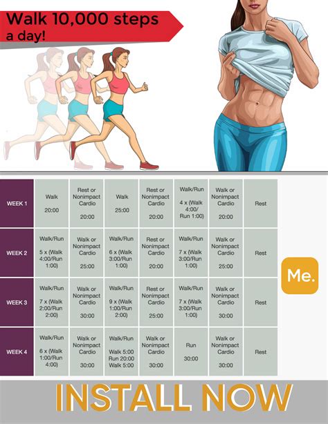 Walking Plan For Slimmer Body Workout Warm Up 30 Day Workout