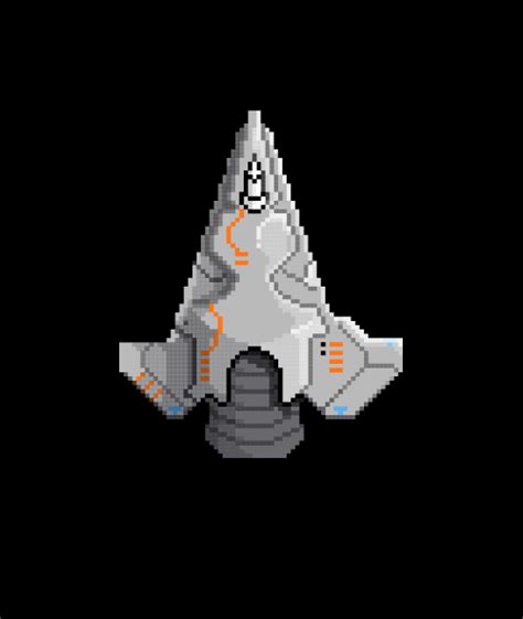 Pixels Spaceship  Find And Share On Giphy