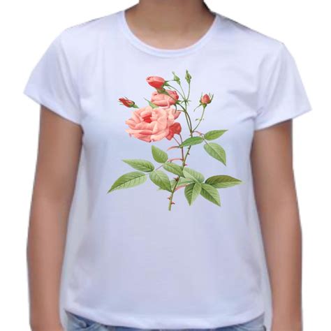 Camiseta Florroupas Feminina Roupas Feminina Impaktofábrica De