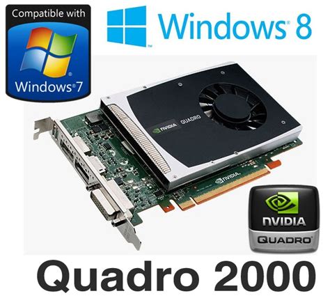 Nvidia Quadro 2000 1gb Ddr5 Pci E Dual Displayport Dvi Professional