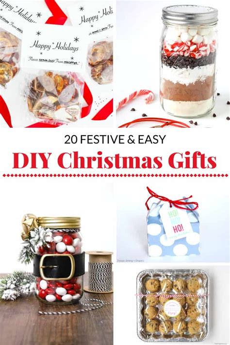 Home » diy » gifts » 101+ inexpensive handmade christmas gifts. 20 FESTIVE AND EASY DIY CHRISTMAS GIFT IDEAS - Mommy Moment